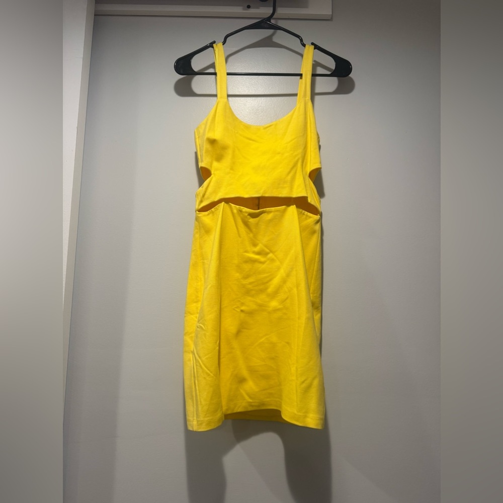 Zara yellow dress